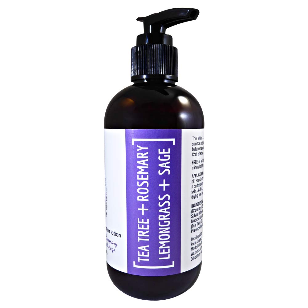 Waxness Dr. Bump Natural Pre & Post Waxing Kit Lotion 8 fl oz (236 ml) + Cleansing Oil 4 fl oz (118 ml) - Professional Skin Care - Made in USA Beauty and Personal Care Wax Necessities