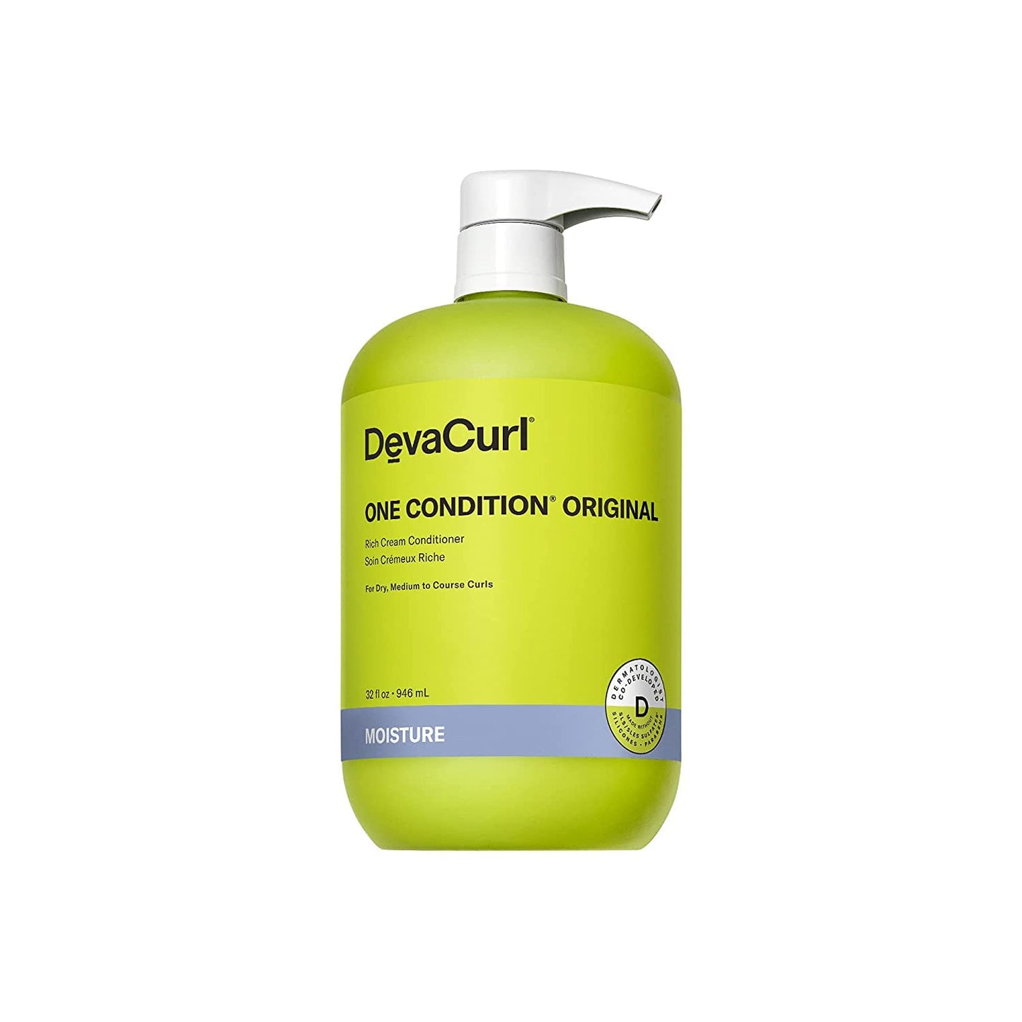 DevaCurl One Condition Original Rich Cream Conditioner, Soft Lemongrass, 32 fl. oz. Beauty & Personal Care DevaCurl