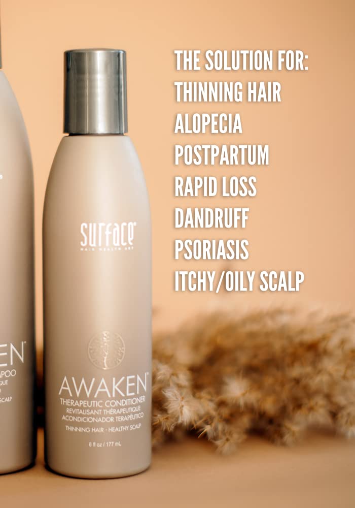 Surface Hair - Awaken Therapeutic Conditioner - Natural Ingredients for Thinning Hair and a Healthy Scalp - 6 fl oz Beauty & Personal Care SURFACE