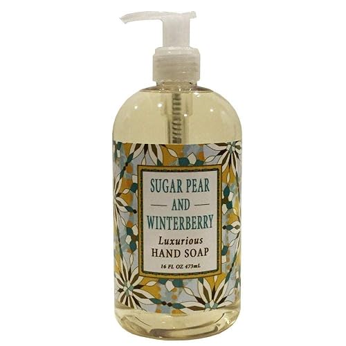 Greenwich Bay Trading Company Holiday Collection: Sugar Pear & Winterberry 16oz Hand Soap Beauty & Personal Care Greenwich Bay Trading Company