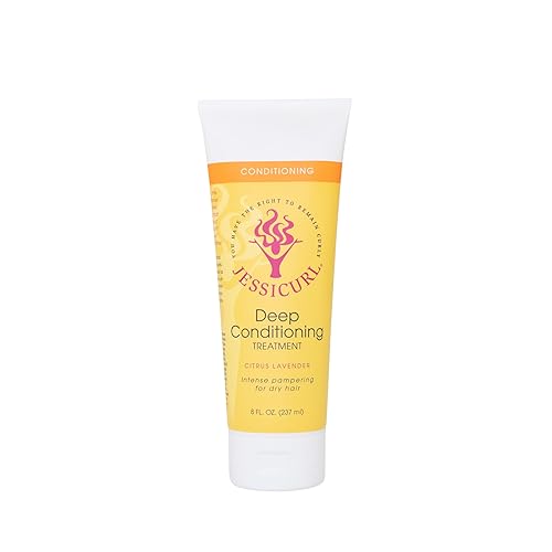 Jessicurl, Deep Conditioning Treatment, Citrus Lavender, 8 Fl oz. Deep Conditioner for Dry Damaged Hair, great Anti Frizz Hair Mask and Leave Beauty & Personal Care Jessicurl
