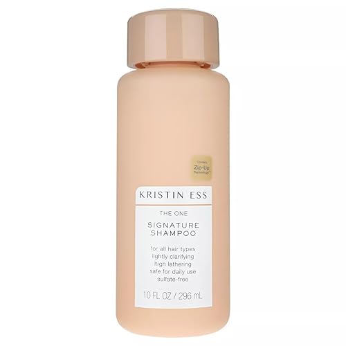 Kristin Ess Hair The One Signature Salon Sulfate Free Shampoo for Moisture, Softness + Shine - Avocado Oil - Anti Frizz + Clarifying - Hydrates + Beauty & Personal Care Kristin Ess
