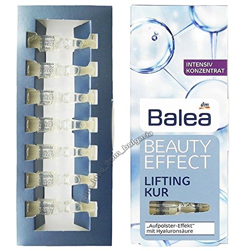 Balea Beauty Effect Lifting Treatment Ampoules With Hyaluronic Acid 7 x 1 ml MADE IN GERMANY Beauty & Personal Care Dunia