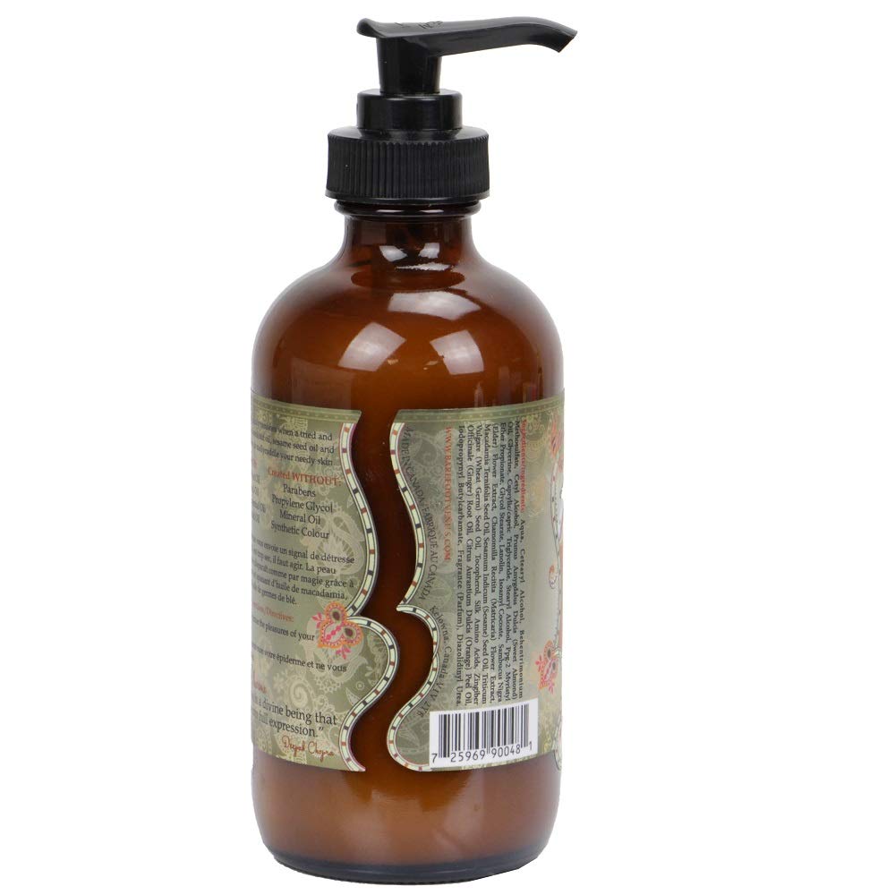 Barefoot Venus Macadamia Nut Oil and Almond Oil Body Cream 225 ML / 8 Oz (Wild Ginger & Sweet Orange) Beauty & Personal Care Barefoot Venus