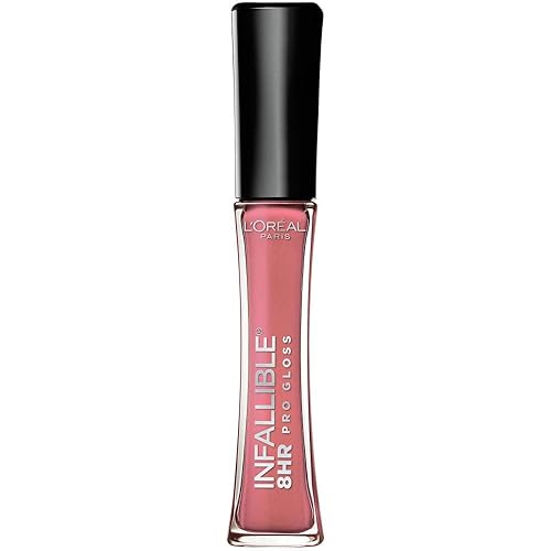 L’Oreal Paris Makeup Infallible 8 Hour Hydrating Lip Gloss, Blush, 0.21 Fl Oz Beauty & Personal Care L'Oreal Paris