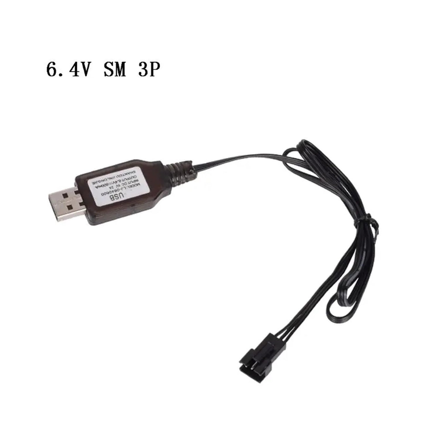 6.4v/7.4V 500mA Charger Li-i SM-3P RC Toys Remote Control Positive Portable USB(A 7.4V) Beauty and Personal Care KNVZNWFF