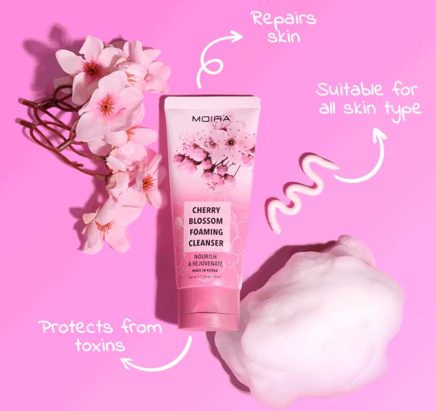 CHERRY BLOSSOM FOAMING CLEANSER Beauty & Personal Care Moira