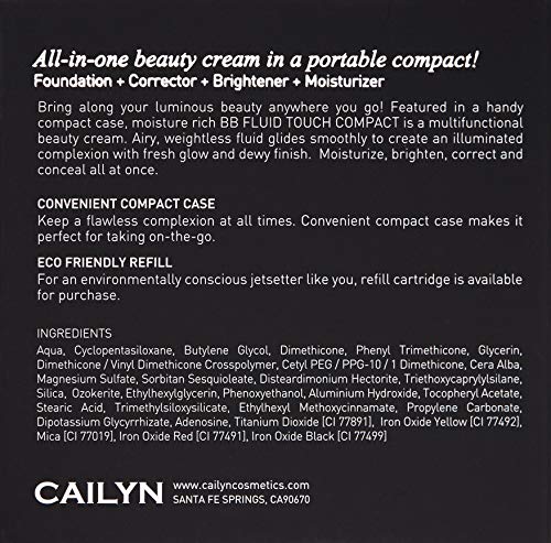 CAILYN BB Fluid Touch Compact, Cream Caramel Beauty & Personal Care CAILYN