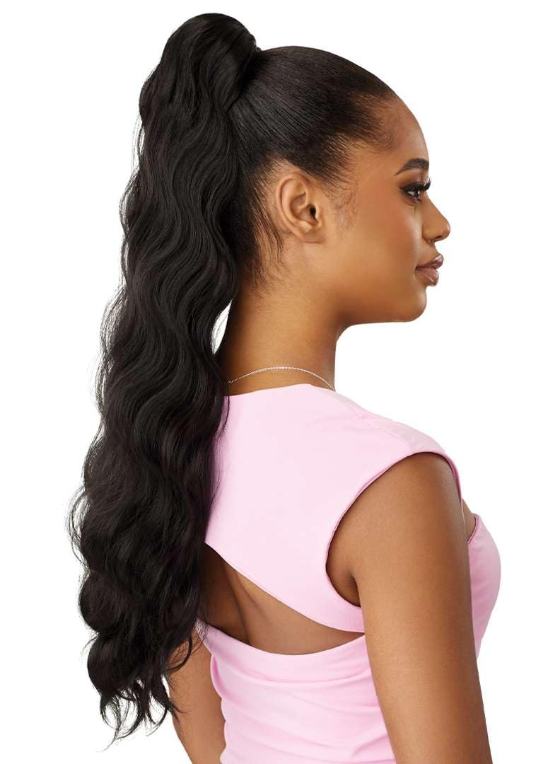 Outre Pretty Quick - Drawstring Pony - Belisse (JET BLACK 1)