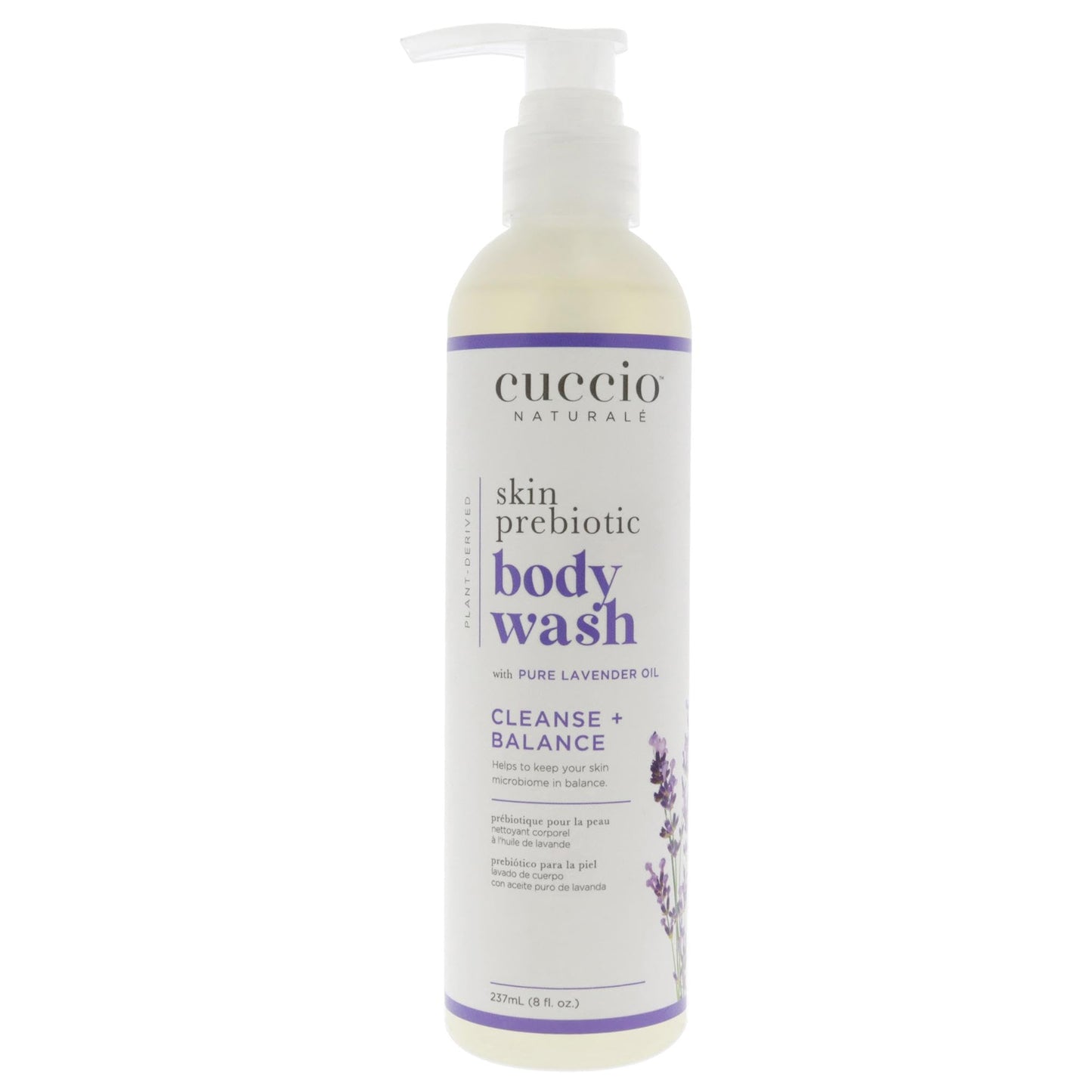Cuccio Naturale Skin Prebiotic Body Wash - Lavander Body Wash Unisex 8 oz Beauty & Personal Care Cuccio Naturale