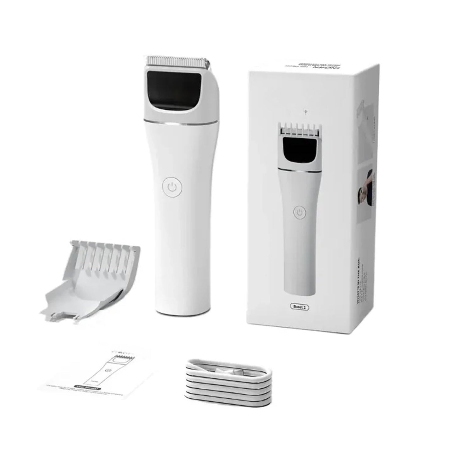 Compatible With ENCHEN Boost 2 Professional Hair Clipper for Men Rechargeable Electric Barber Trimmer with Adjustable Cutting Lengths(White) Beauty and Personal Care HPNZNNVW