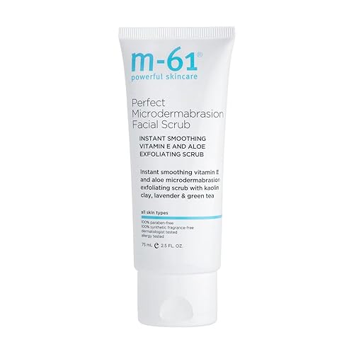 m-61 Perfect Microdermabrasion Facial Scrub | Instant Smoothing, Exfoliating Scrub With Vitamin E, Kaolin Clay, Aloe, 2.5 Fl Oz Beauty & Personal Care m-61