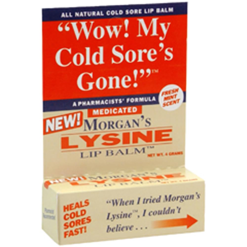 Morgans Lysine Lip Balm Medicated, 0.17 oz by Morgans (Pack of 3) Beauty and Personal Care Morgans