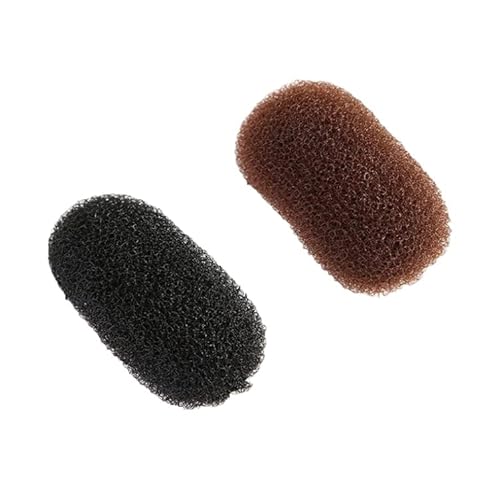Duehut Hair Clip Inserts, 2PCS Charming Hair Style Tool Hair Pads Hair Clip, Bump It Up Volume Inserts for Women Lady Girls (Black and Brown) Beauty & Personal Care Duehut