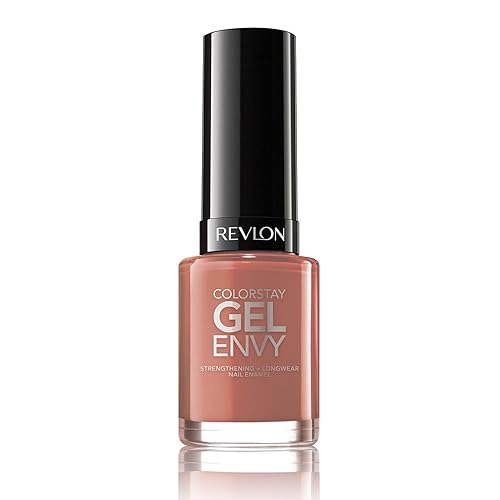 Revlon ColorStay Gel Envy Longwear Nail Polish, with Built-in Base Coat & Glossy Shine Finish, in Nude/Brown, 465 2 Of A Kind, 0.4 oz Beauty & Personal Care REVLON