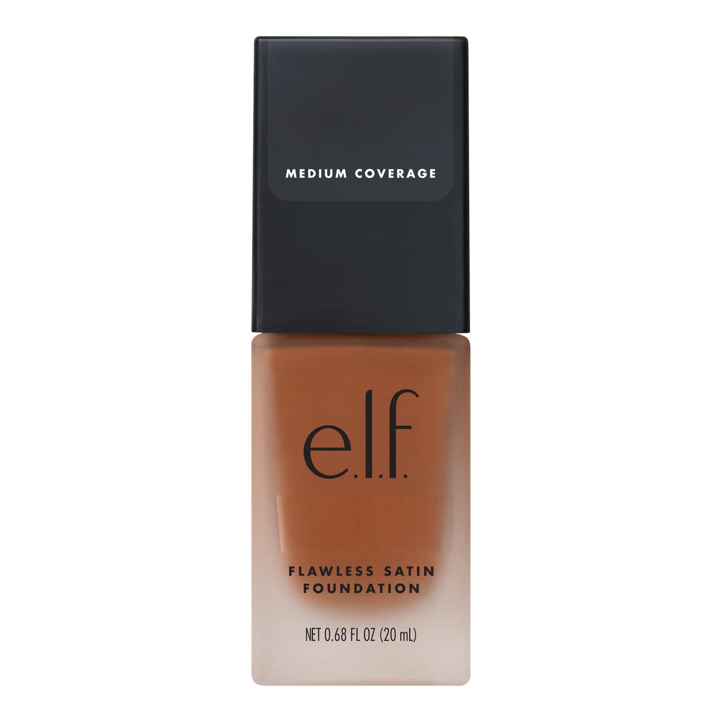 e.l.f. Flawless Satin Foundation, Lightweight & Medium Coverage, Semi-Matte Finish, Vegan , Coco, 0.68 Fl Oz (20mL) Beauty & Personal Care e.l.f.