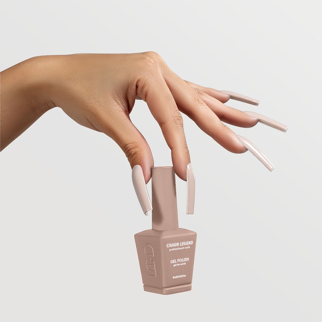 Chaun Legend UV Gel Nail Polish, 0.5 Ounce Long Lasting Salon Quality, Bubble Free Professional Manicures, Quick Dry High Shine, Amber Lights LG5019