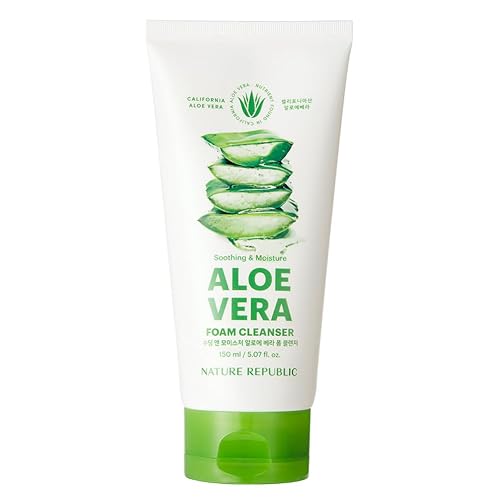 Nature Republic Mild & Moisture Aloe Vera Foam Cleanser (Old Ver.) Beauty & Personal Care Nature Republic