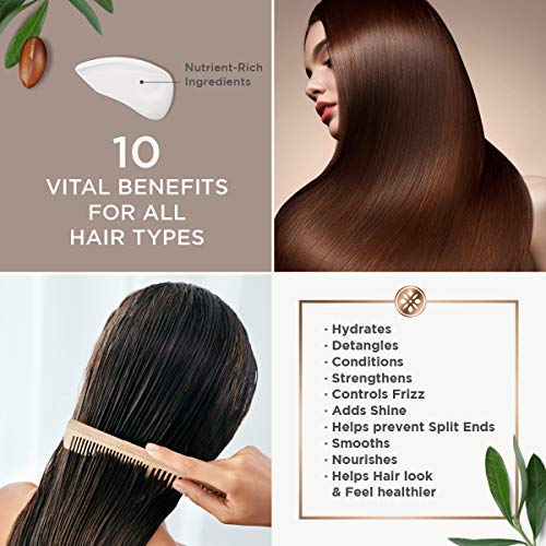 Argan Magic Hair Treatment & Stylizing Spray, 10 in 1, Made in USA, Paraben Free, Cruelty Free - 8 oz (2 Pack) Beauty & Personal Care Argan Magic