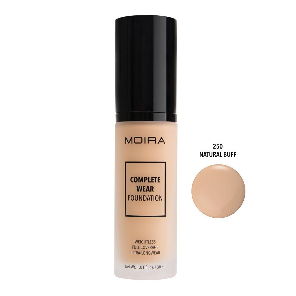 Complete Wear Foundation (250, Natural Buff) Beauty & Personal Care Moira