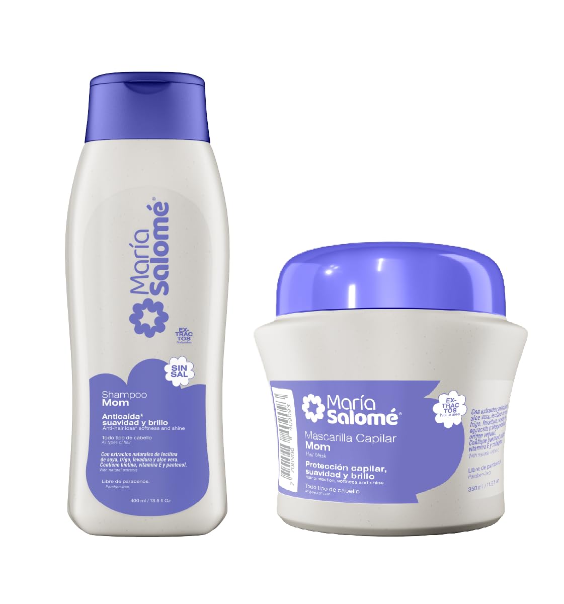 Maria Salome Hair MOM Shampoo and Mask kit - Champu y Mascarilla Capilar MOM Beauty & Personal Care Maria Salome