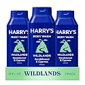 Harry's Men's Body Wash - Wildlands - (3 Pack) 18 fl oz - Shower Gel for Men - No Parabens, Sulfates, or Dyes Beauty & Personal Care Harry's