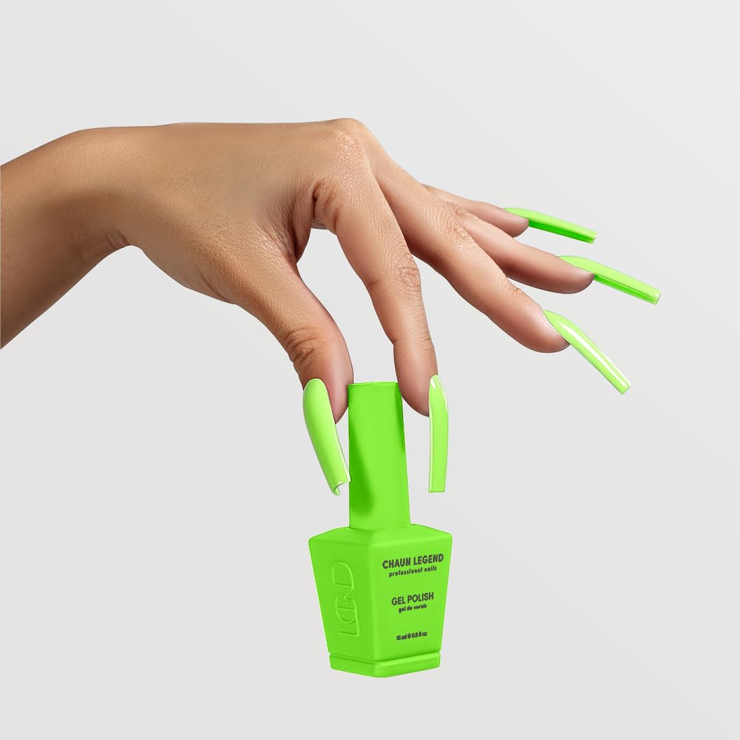 Chaun Legend UV Gel Nail Polish, 0.5 Ounce Long Lasting Salon Quality, Bubble Free Professional Manicures, Quick Dry, High Shine, Astro Turf LG5056