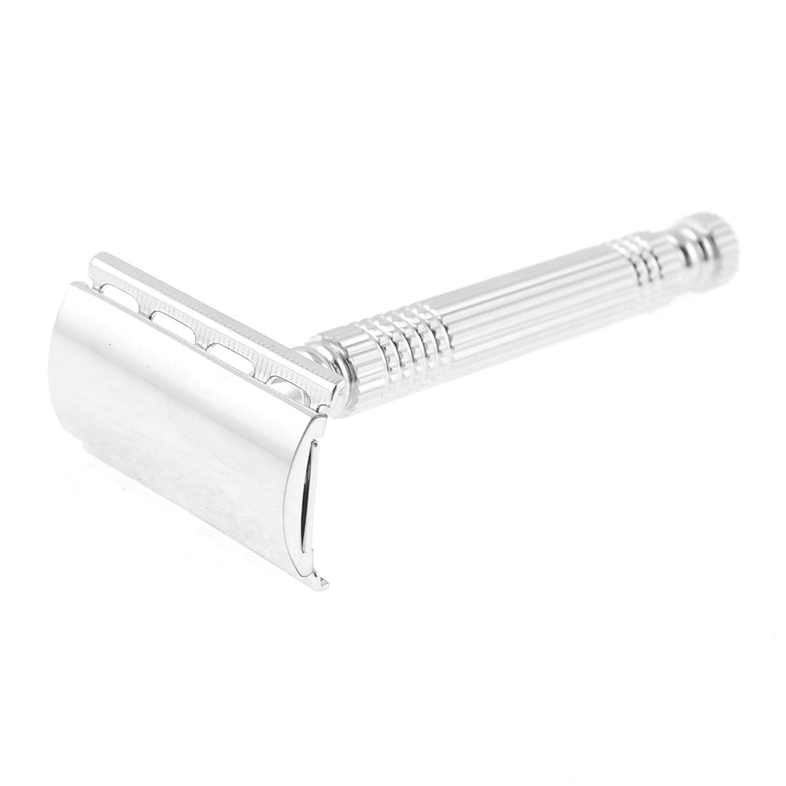 Ruilogod Men Silver Tone Good performance Metal Handle Hair Shaving Hand Razor Set (id: bc0 25a e4a 383 945 Beauty and Personal Care Ruilogod