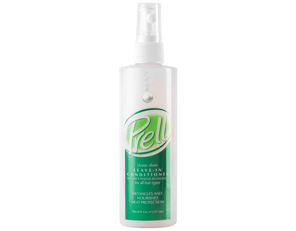 Prell Classic Clean Leave-In Conditioner - Detangles, Nourishes & Protects with Lightweight Heat Defense | 8 fl oz