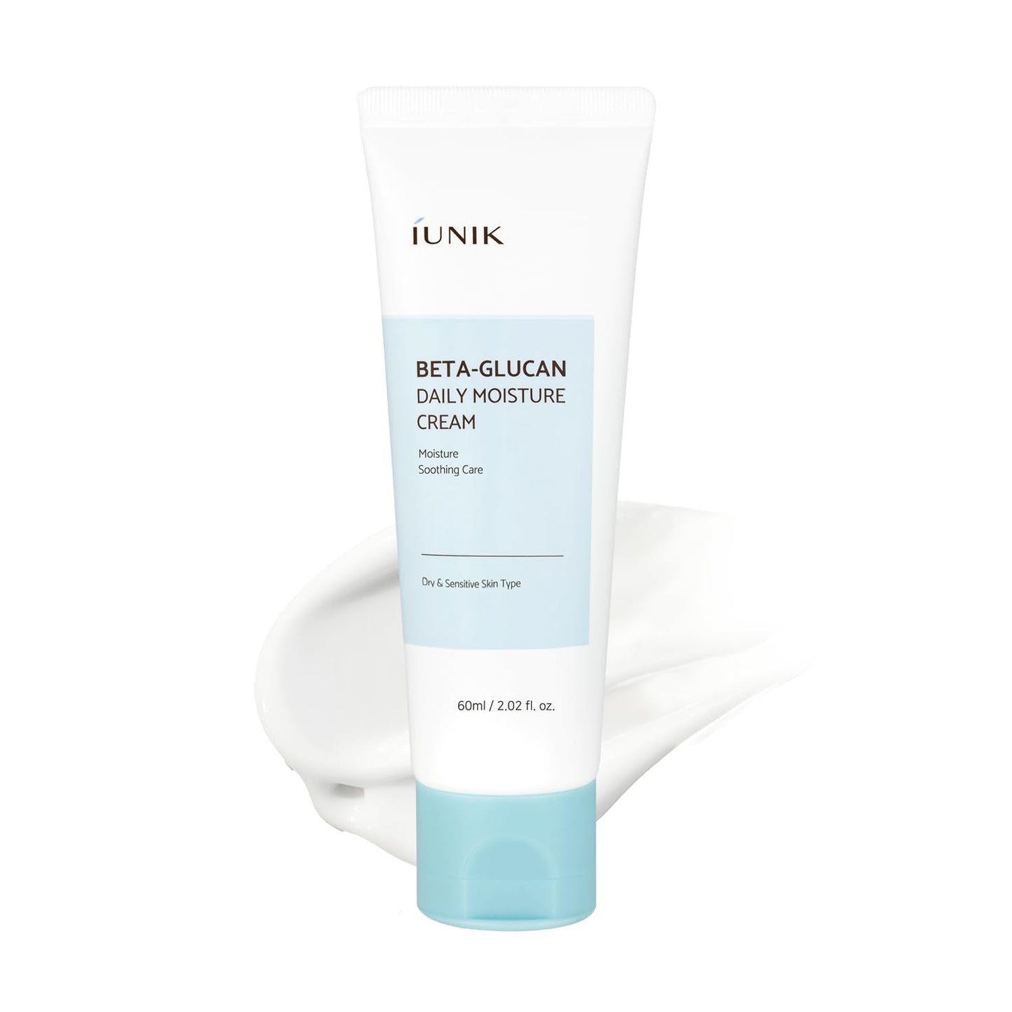 IUNIK Beta-Glucan Daily Moisture Cream - Beta-Glucan & Centella Lightweight Vegan Moisturizer for Deep Hydration & Skin Barrier Care, Korean Skincare Beauty and Personal Care IUNIK Default Title