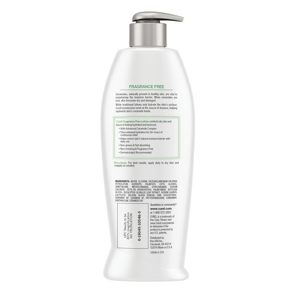 Curel Fragrance Free Lotion, 13 Fluid Ounce Beauty & Personal Care Curel