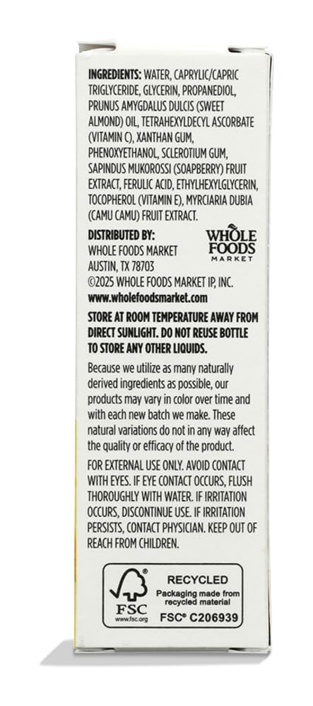 365 by Whole Foods Market Vitamin C Serum, 1 FZ Beauty & Personal Care 365 by Whole Foods Market