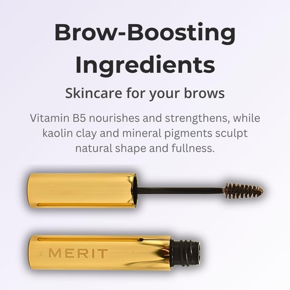 Merit Brow 1980 Volumizing Pomade - Light Brown, Neutral Brown