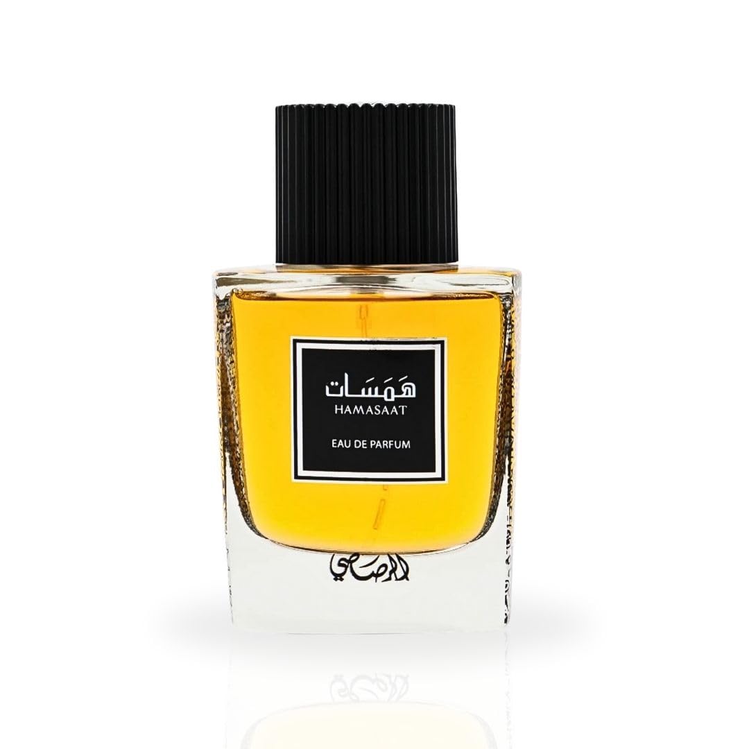 RASASI Hamasaat Eau De Parfum Spray 100ML (3.38 OZ) Long Lasting Arabian Perfume for Men - Refreshing, Woody And Musky Fragrance - Captivating Beauty & Personal Care RASASI