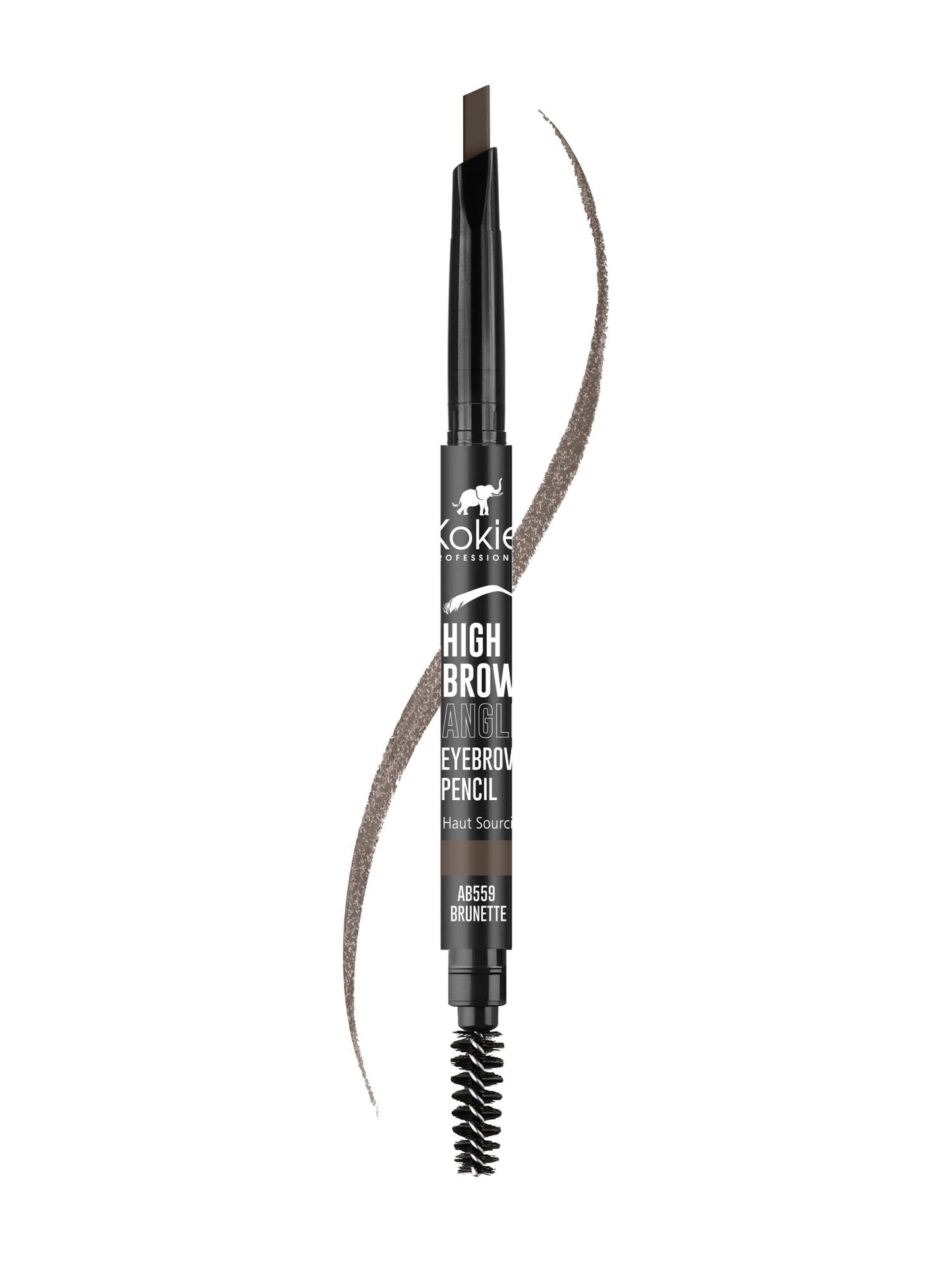 Kokie Cosmetics High Brow Angled Eyebrow Pencil, Brunette, 0.012 Ounce Beauty & Personal Care Kokie
