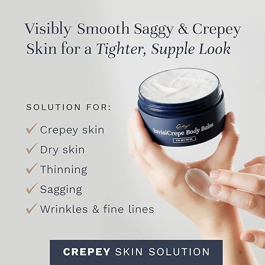 City Beauty InvisiCrepe Body Balm - Skin Firming & Tightening Lotion for a Smoother, Firmer Look | Anti-Aging Firming Body Cream Beauty & Personal Care City Beauty