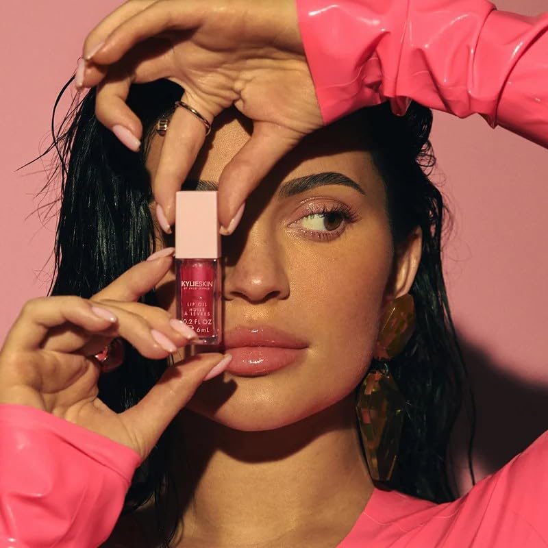 KYLIE Skin Lip Oil Jenner Strawberry 0.2 fl oz Beauty and Personal Care KYLIE