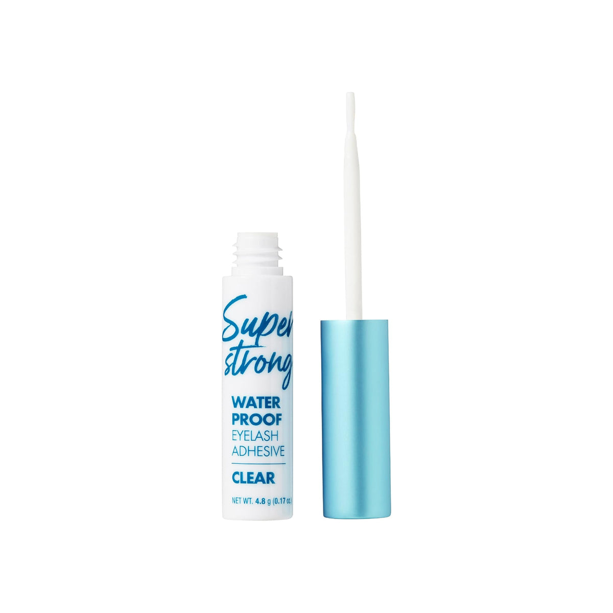 i-ENVY Super Strong Waterproof Clear Eyelash Adhesive, Brush-On Lash Glue for False Eyelashes, Long-Lasting Sweat & Tear Proof Hold, Dries Clear, 1