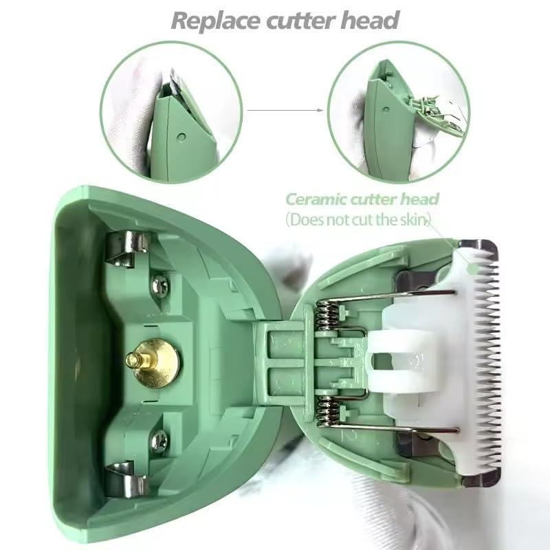 QDKVTNDJZ Body Pubic Hair Trimmer for Men, Electric Groin, Waterproof Groomer with Replaceable Ceramic Blade Beauty and Personal Care QDKVTNDJZ