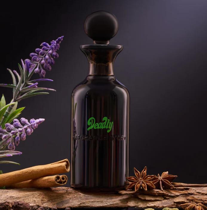 FRAGRANCE STORY Deadly Men Bold Citrus Spicy Fougere Eau de Parfum for Men - Long-Lasting Woody & Ambery Masculine Cologne Beauty & Personal Care FRAGRANCE STORY
