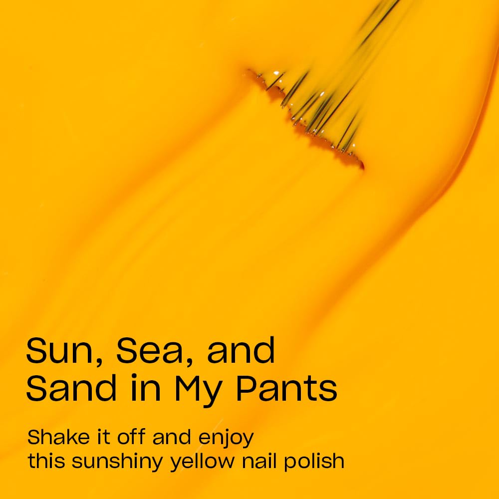 OPI Nail Lacquer Sun, Sea, and Sand in My Pants | Opaque Bright Yellow Crème Chip Resistant Nail Polish | Lisbon Collection Beauty & Personal Care OPI