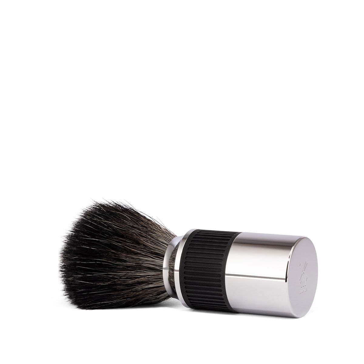 MÜHLE NEO shaving brush - Vegan Shave Brush for Shaving soaps and creams - sustainable eco-friendly and reusable - exfoliating shaving brush - chrome Beauty and Personal Care MÜHLE