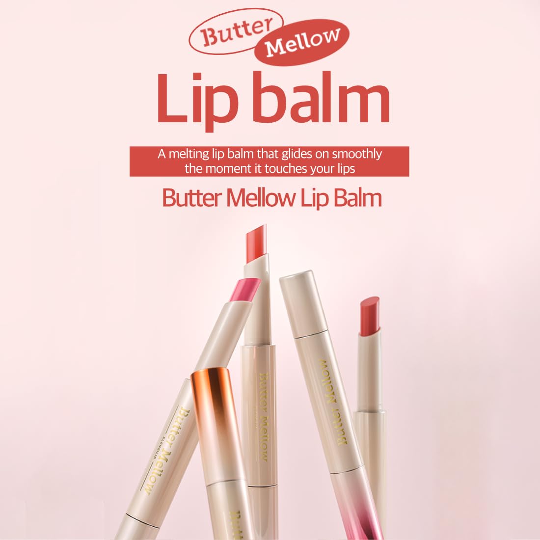 Butter Mellow Lip Balm #01 Cherry Bloom, 1.7g (0.06oz) - Moisturizing & Nourishing Lip Care for Soft, Smooth Lips Beauty and Personal Care Elensilia
