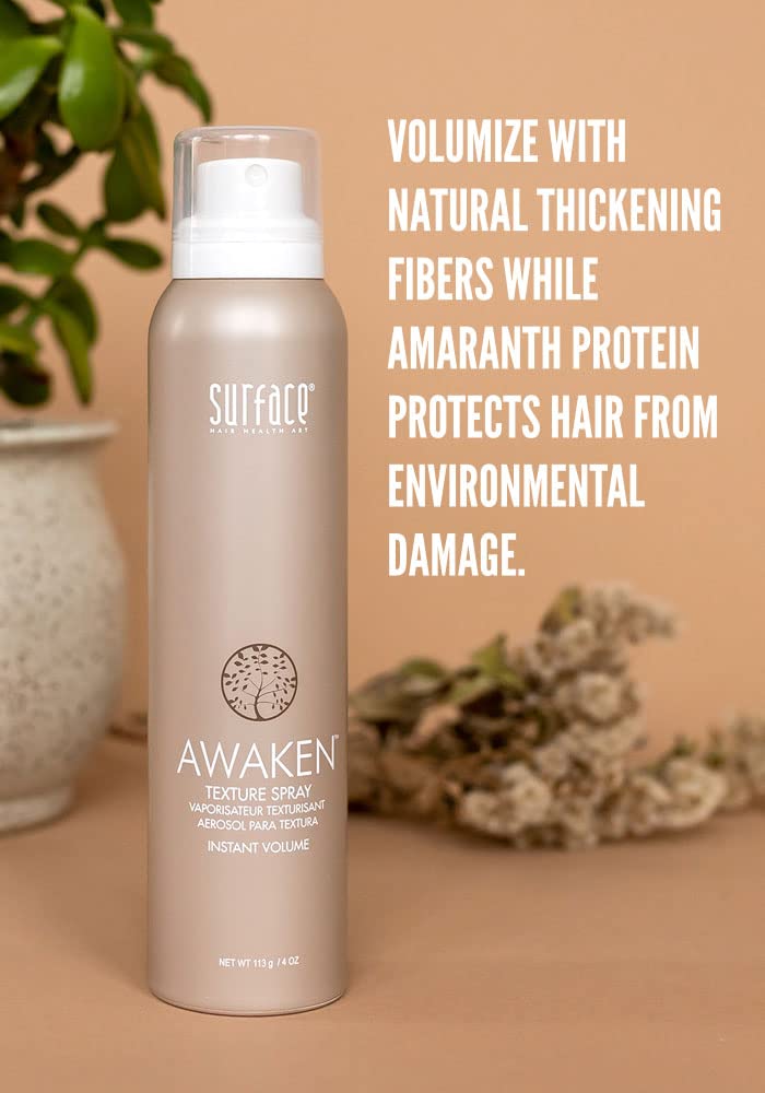 SURFACE Hair Awaken Texture Spray For Volumizing and Lifting Fine Hair, 4 fl. Oz. Beauty & Personal Care SURFACE
