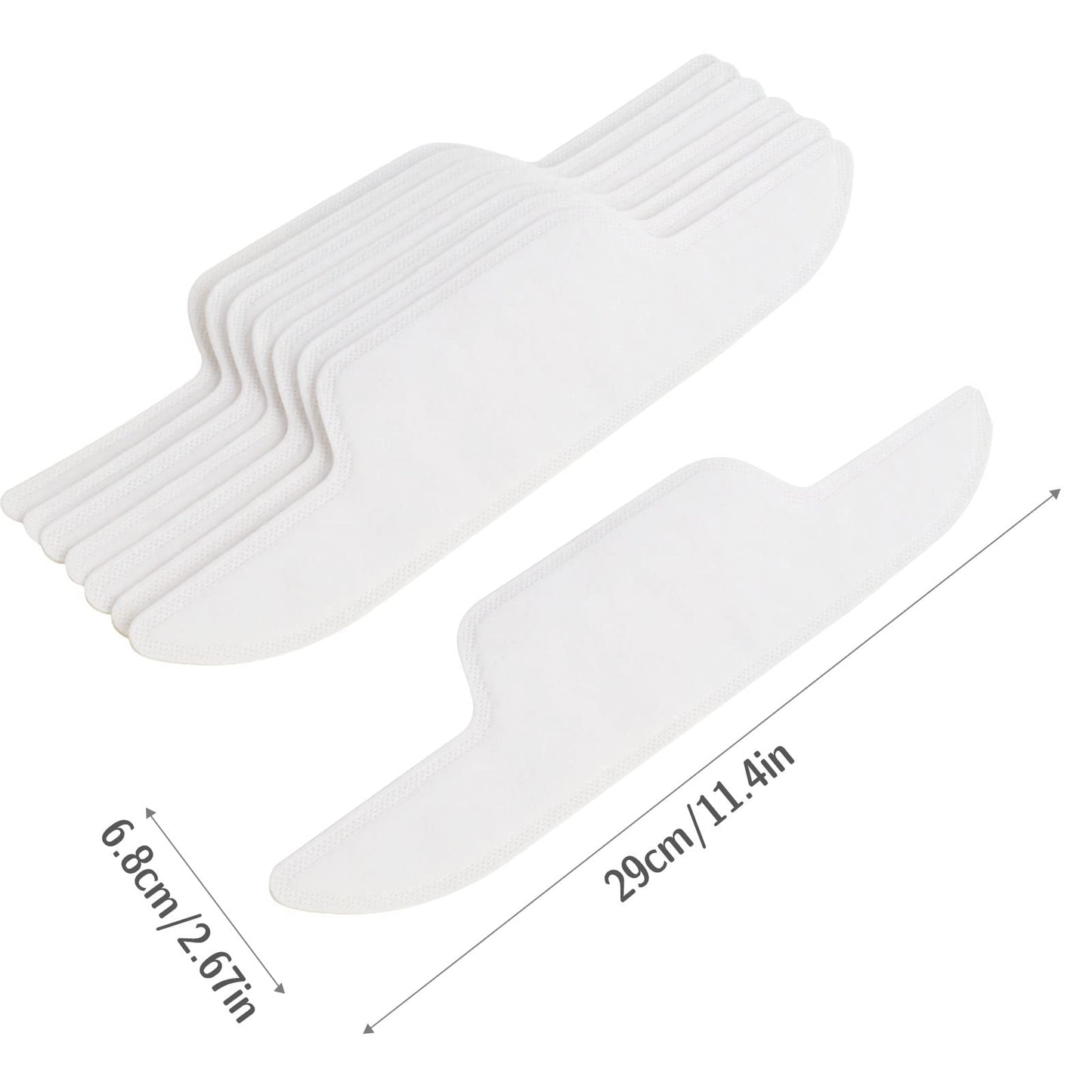 100Pack Collar protectors for mens shirts,collar protectors for shirts,Disposable Collar Protector Self-adhesive Shirt Sweat Pads for Shirts, Collar Beauty and Personal Care Xingoaup