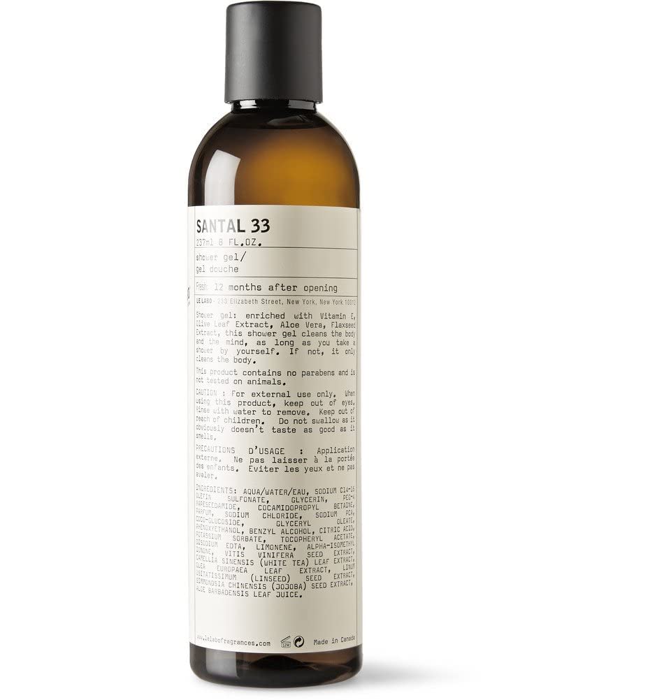 Le Labo Santal 33 Shower Gel - 8 oz./237ml Beauty & Personal Care Le Labo