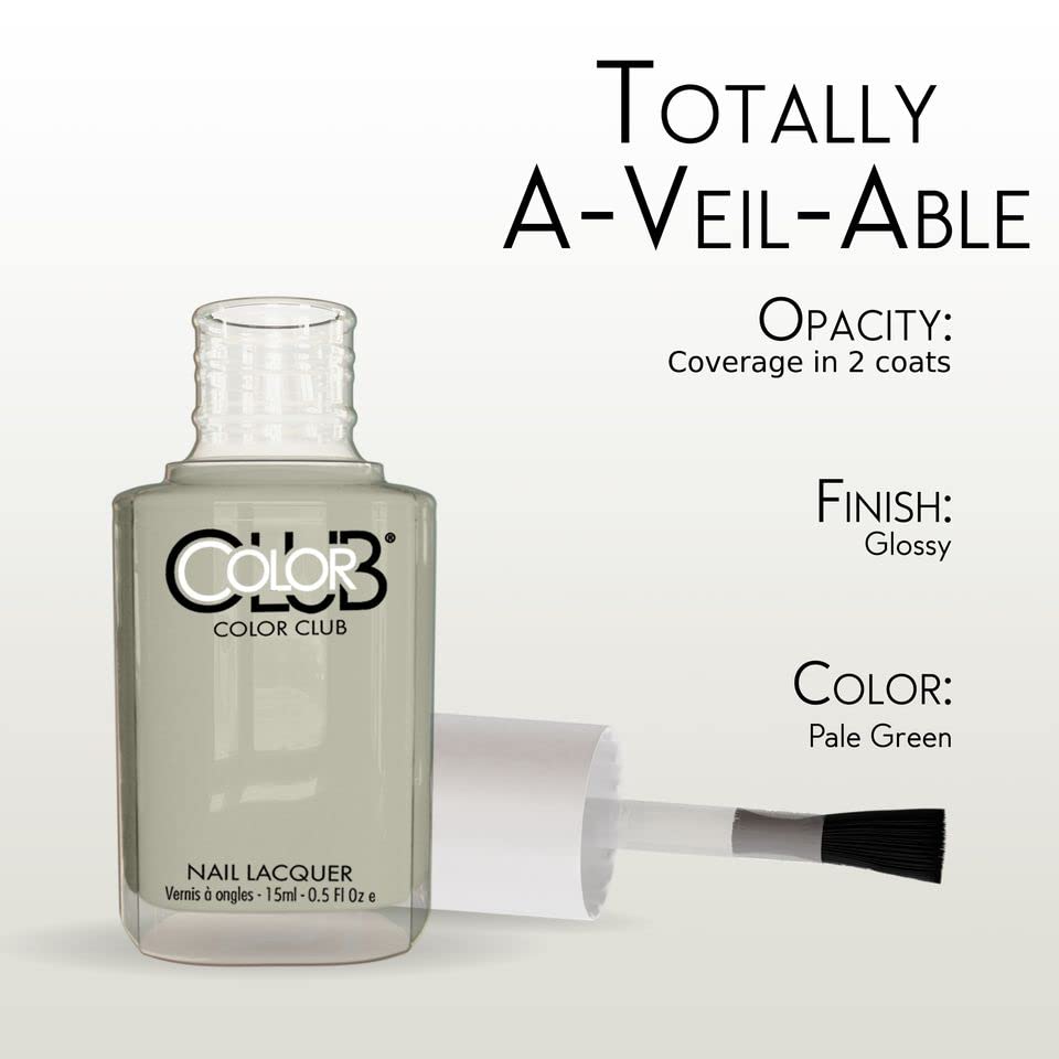 Color Club Nail Lacquer Fall Winter 2021 Collection SAVE THE DATE - Choose Your Color 0.5oz/15ml each (1329 - Totally a-VEIL-able) Beauty & Personal Care Color Club