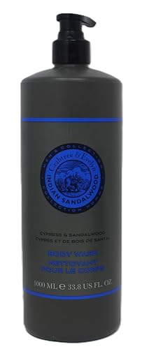 Crabtree & Evelyn INDIAN SANDALWOOD Body Wash 33.8 fl oz / 1000 mL Beauty & Personal Care Crabtree & Evelyn