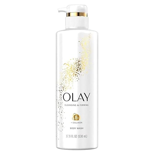 Olay, Cleansing & Firming Body Wash with Vitamin B3 & Collagen, 17.9 Fl Oz Beauty & Personal Care Olay