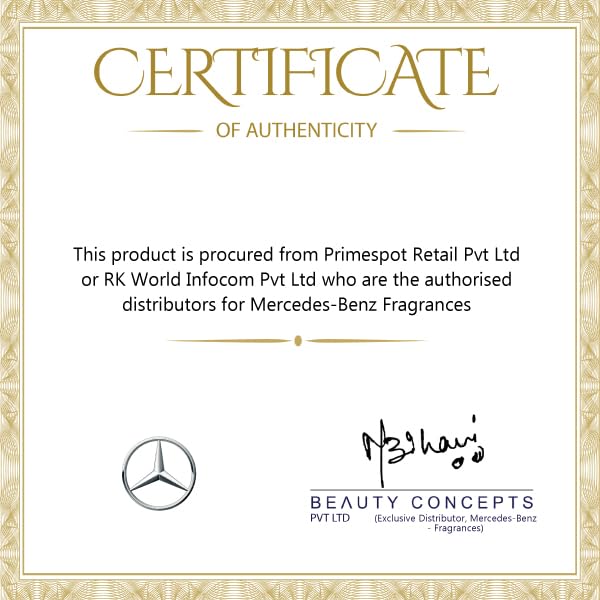Mercedes-Benz Sign - Stick Deodorant for Men - Mens Deodorant Stick - Tonka Bean, Patchouli Fragrances - Alcohol Free Deodorant for Men - 2.6 oz Beauty and Personal Care Mercedes Benz